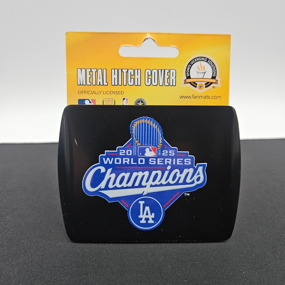 Los Angeles LA Dodgers 2025 World Series Champions Hitch Cover MLB New